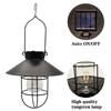 Солнечные садовые украшения, подвесные винтажные металлические солнечные теплые светодиодные фонари