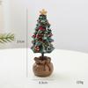 Christmas Resin Mini Christmas Tree Ornament Desktop Small Ornament Christmas Gift Christmas Decoration