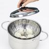 KAI KITCHEN Stainless Steel Large Free Size Steamer for 18-28cm Dishwasher Safe KAI KITCHEN Made In Japan DH8070