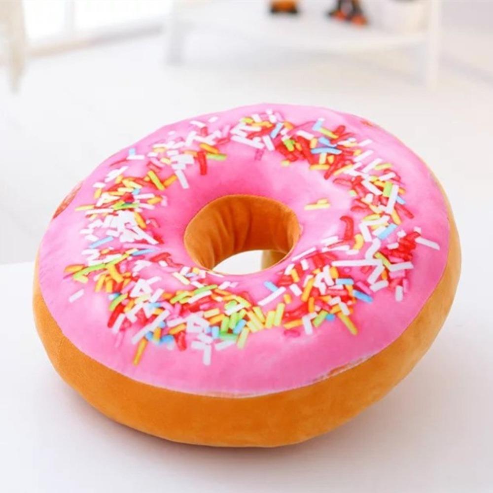 Decorative 3D Donuts Simulation Donut Cushion Super Soft Home Cushion Donuts Pillow Chocolate Donuts Pillow