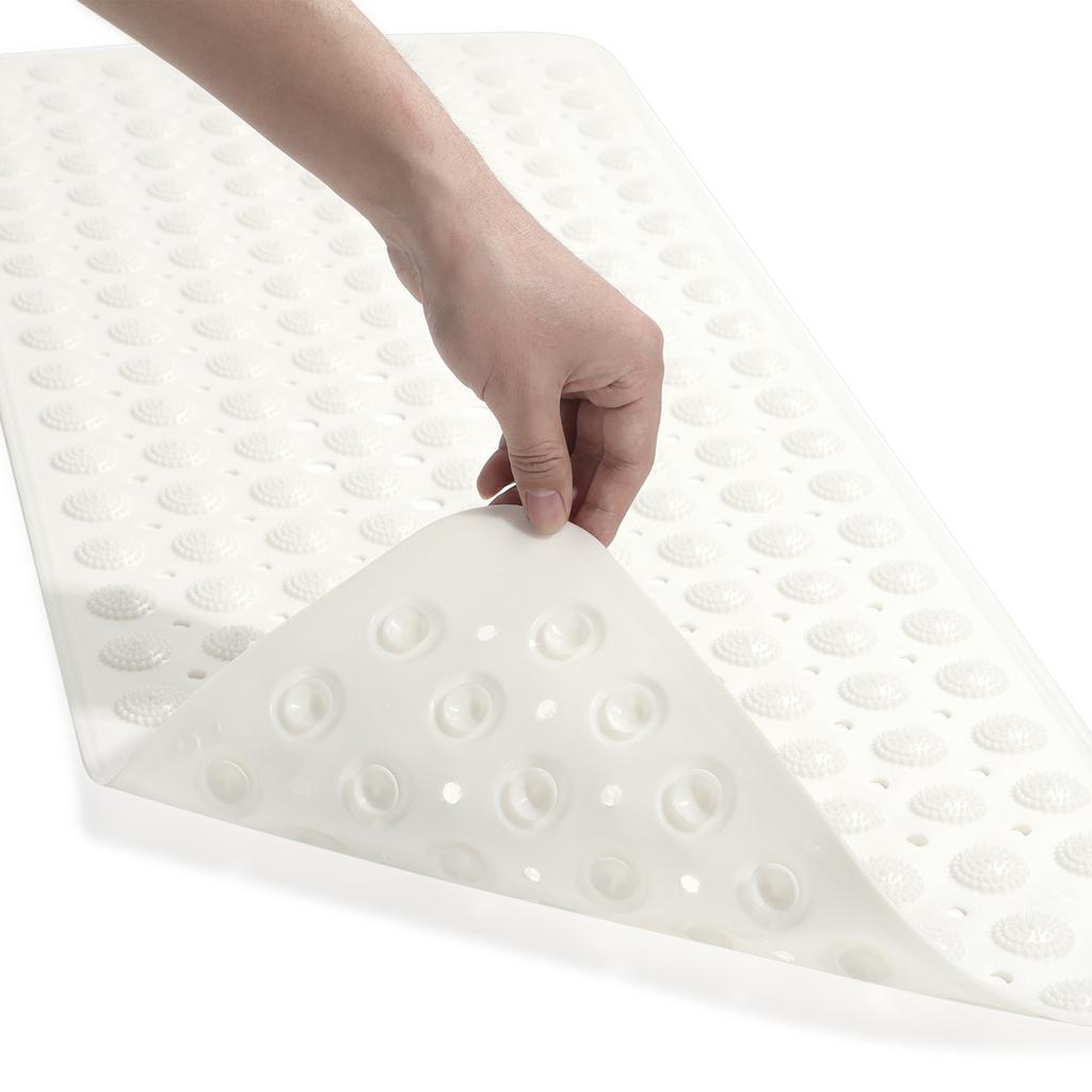 Home Drain Holes Shower Bath Mat Massage Point Suction Cup Bathroom Mat