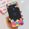 For LG K41S K 41S Case 2020 Black Silicone Cute Fashion Flower Shockproof Bumper For LGK41S LM-K410 Phone Back Cover 6.55" Funda