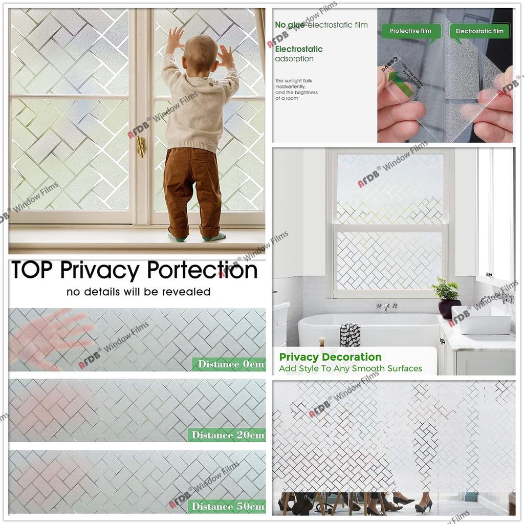 Пленка для защиты окон Радужная 3D декоративная стеклянная виниловая витражная наклейка Статическая наклейка на окно Неклеящиеся пленки