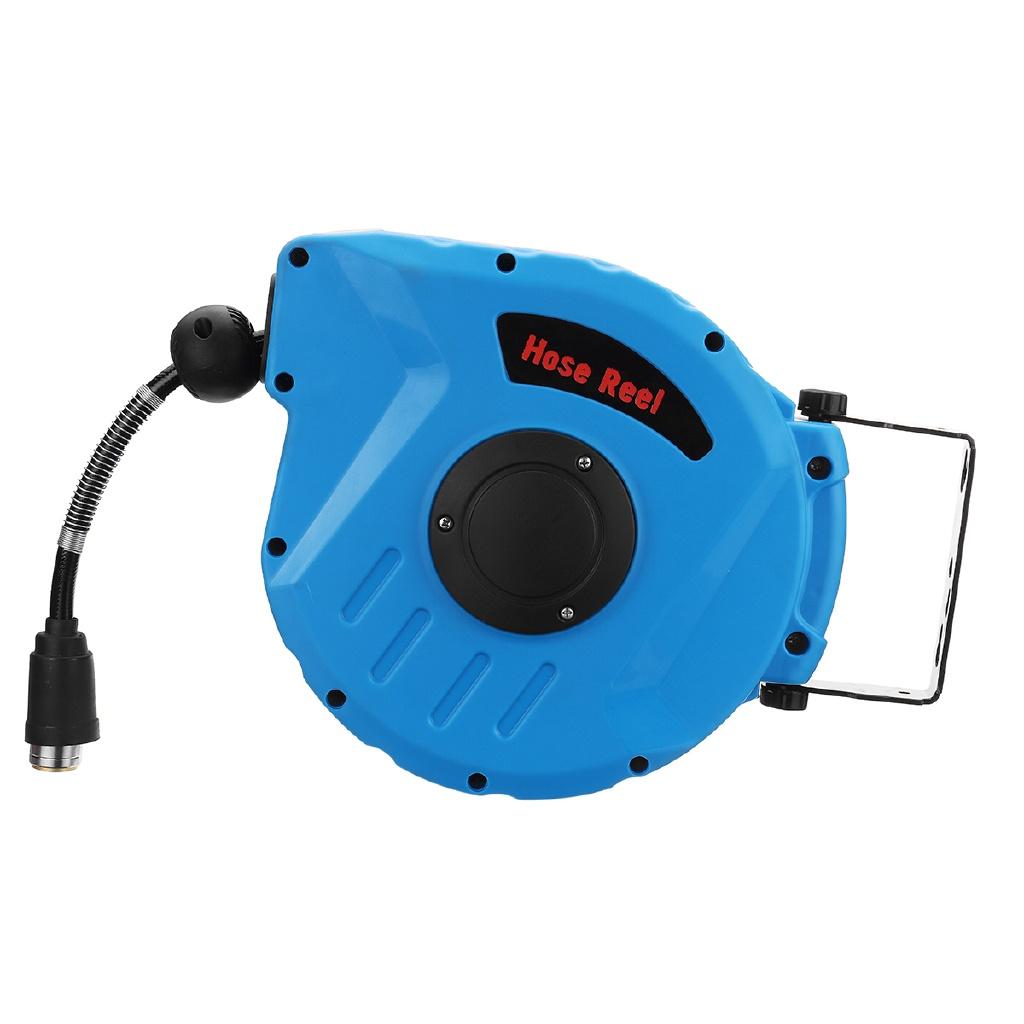 10 м 1/4 "настенное крепление, выдвижная автоматическая перемотка, катушка для шланга компрессора 260PSI, 33*16*28,5 см