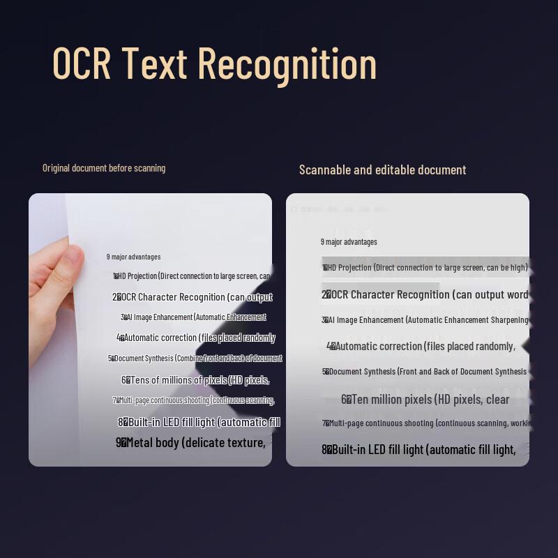 Deli A3 16MP High-Speed Document Scanner