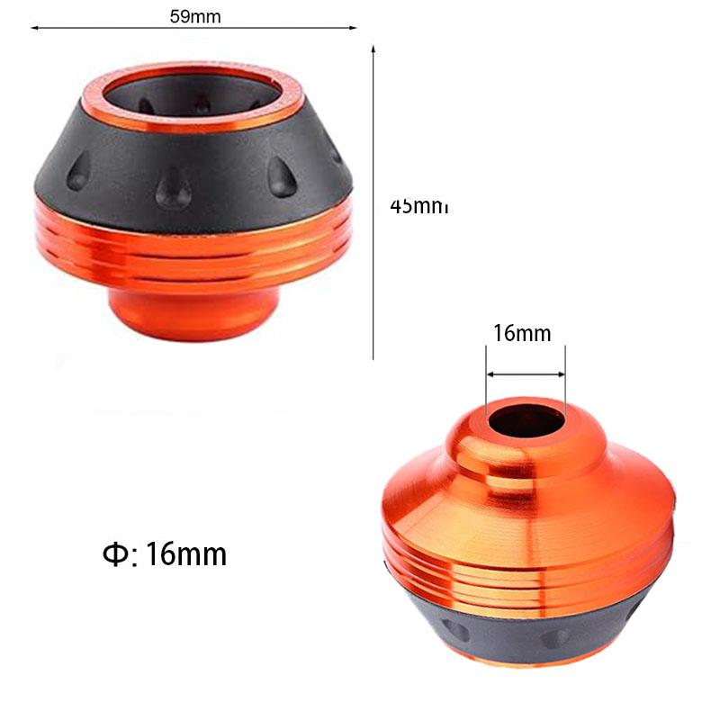 2 шт. Универсальная защита колес мотоцикла, крашпад, протекторы от падений мотоцикла, сплав, мотокросс, падение, чашки-слайдеры передней вилки