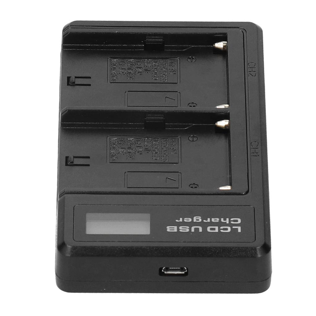 ЖК-дисплей Экран Литиевая батарея Двойное зарядное устройство USB Зарядная база для NPF550