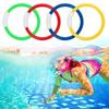 4Pcs Diving Rings Underwater Swimming Rings Sinking Pool Toy Rings For Children