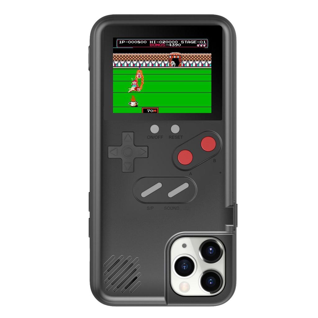 Цветной чехол в виде ретро-игровой консоли для iPhone 13/12 Pro Max/11/XR