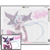 5D Full Drill Square Diamond Painting Game Character Jinx Art Rhinestone Mosaic Decor for Home