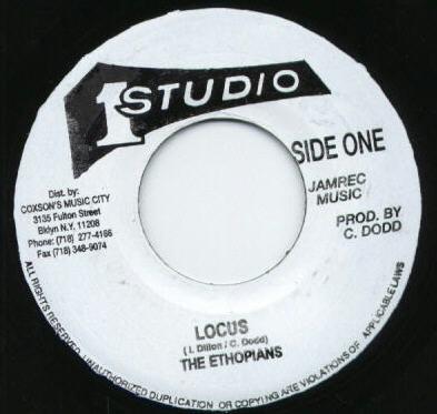 7inch Record ETHIOPIAN Locus none Studio One Jamaica Reggae Ska Dub Used