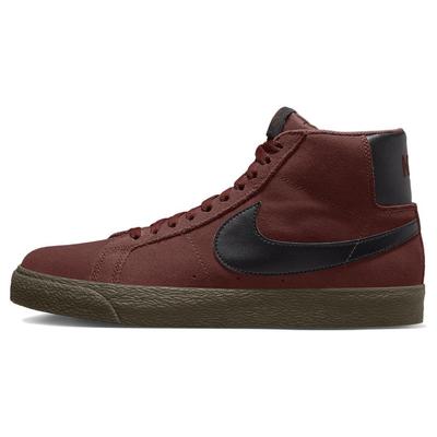 Zoom Blazer Mid SB Oxen Brown Gum Dark Brown Black Мужские скейт-туфли 864349-204