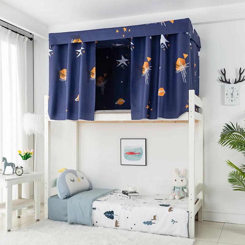 Dormitory Canopy Bed Curtains Blackout Upper Lower Bunk Mosquito Tent Student Bed Mosquito Net for Children Bedroom Home Decor