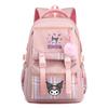 Cartoon Pattern College Style Backpack Large Capacity Junior High School High School Student Cute Style Schoolbag