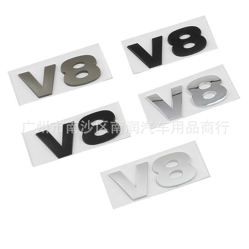 Applicable tail label found four V6 V8 4 diesel version logo found 3/4 English word label modified body sticker