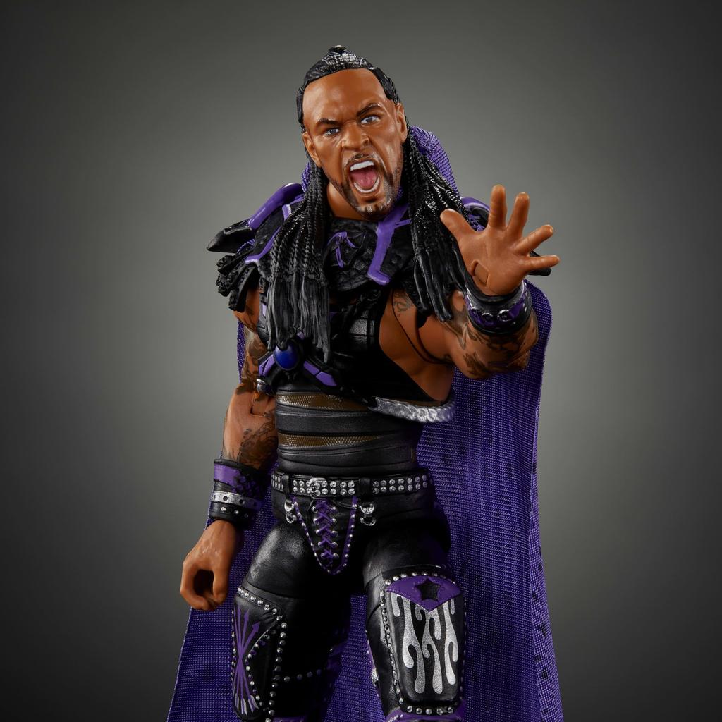 Mattel WWE Ultimate Edition Аксессуары для фигурок Коллекционный набор Дамиана Приста со сменной головой, руками и 30 точками артикуляции и 6-дюймовый