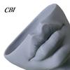 Succulents Plant Pot 3D Printed Lip-Shaped Flower Pot, Artistic Sculptural Planter with Matte Finish, Multifunctional Minimalist Desk Decor for Living