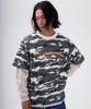 Многослойная футболка Ipiti с камуфляжным принтом (Camo)