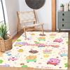 Peppa Pig Customize Text Area Rug Perfect for Balcony Dormitory Foyer Entryway Antislip Carpet Decorate Offices Gift for Festivals