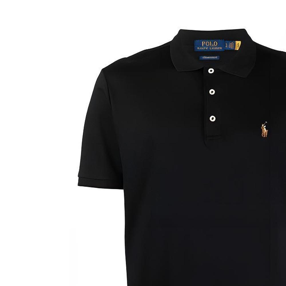 Polo Ralph Lauren Logo Embroidered Short Sleeved Polo Shirt 710713130-001