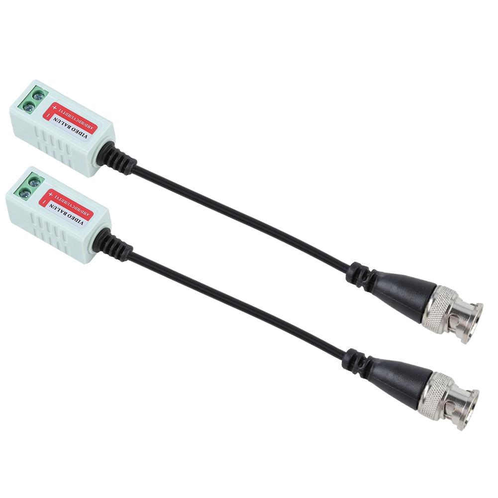 2 шт. Портативный HDCVIHDVIAHD Пассивный Видео Балун Приемопередатчик Кабель Витой Передатчик для Cam