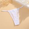 Кружевные трусики для женщин, сексуальные трусики-стринги бикини, нижнее белье с цветочным принтом, мягкое и дышащее нижнее белье