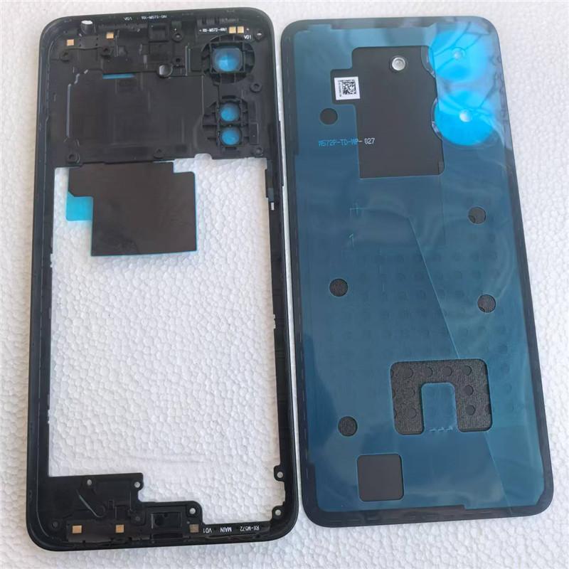 Полный корпус для POCO C65 2310FPCA4G Задняя крышка аккумулятора + Средняя рамка с объективом камеры