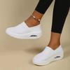 Women Walking Shoes Air Cushion Non Slip Orthopedic Shoes Ladies Platform Mules Breathable Wedge Female Sneakers 2024