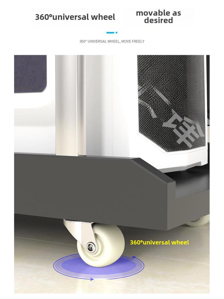 Регулируемая охлаждающая подставка для настольного ПК с полкой для хранения