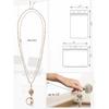 Retractable Lanyards for ID Badges and Keys, Beaded Lanyards for Women Cream Crystal, Cute Teacher Lanyard Apricot Pink