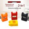 Magnetic Screwdriver with Quick Demagnetizer Tool