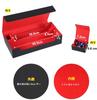 Deck Case Trading Card Case Top Loader Storage Dice Holder Prema Magnet PU Leather Sleeve Compatible Duema Various Card Game "Yu-Gi-Oh! BOX" (Black