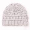New children's knitted hats, autumn and winter warm candy-colored baby boys and girls baby wool hats