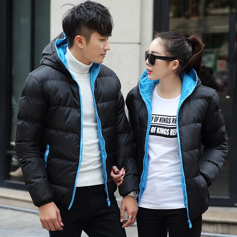 Мужская зимняя куртка с хлопковой подкладкой, новый корейский стиль, модное пальто для холодной погоды для подростков, красивая осенняя и зимняя одежда.