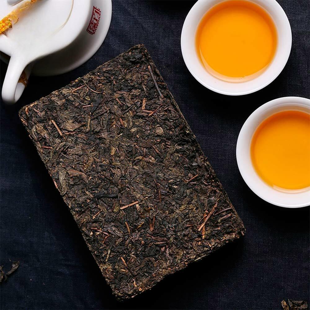 Baishaxi 1953 Hei Cha 2021/2022 Yr Royal Fu Cha Dark Tea Golden Flower Tea 318g