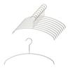 MAWA German Non-Slip Hangers, Economical, 36-Piece Set of 10, White, 10-Year Warranty