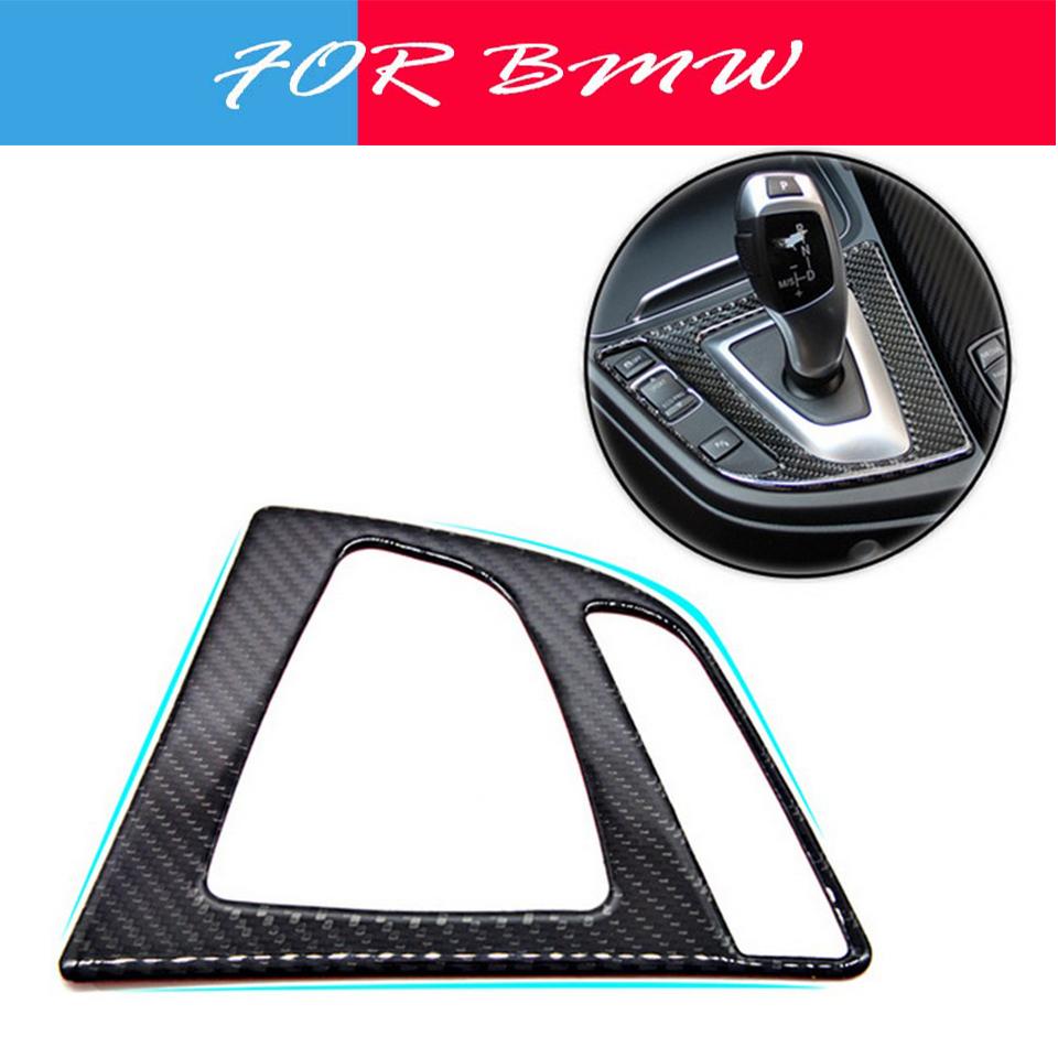 1 компл. 3D глянцевые наклейки из углеродного волокна для BMW F30 F35, аксессуары 3-й серии GT 320i 328i, панель переключения передач из углеродного волокна