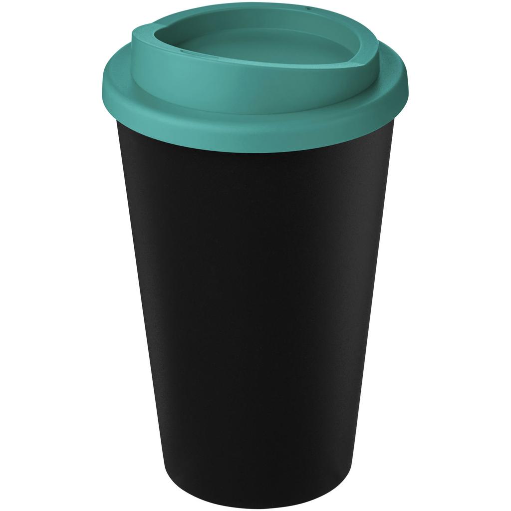 Americano "Eco" recycled 350 ml thermal tumbler Solid black