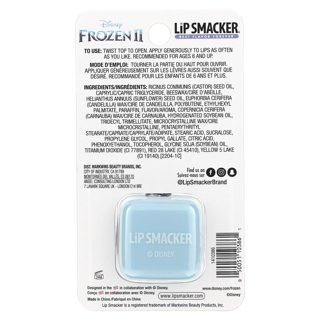 Lip Smacker Disney Frozen II, бальзам для губ, Эльза, In My Ele-mint, 5,7 г (0,2 унции)
