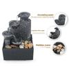Circulating Water Flow Chinese Fengshui Waterfalls ABS Waterfall Decoration  Office Ornaments