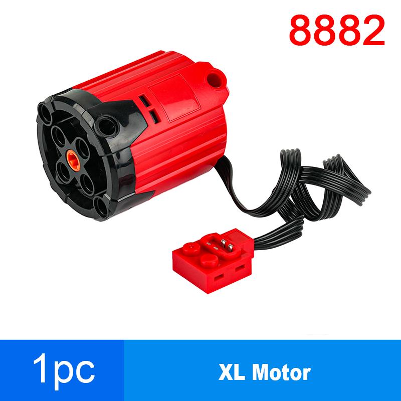 8882 XL Мотор Красный Плюс Строительные Блоки MOC Технологические Детали Power Functions Мотор для logoeds DIY Машина Грузовик Включить Питание