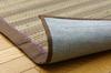 IKEHIKO Corporation Igusa Rug/Carpet, 2 Tatami Mats, "DX Kyoto Story," Brown, Approx. 191 x 191 cm (Backing: Non-woven Fabric)