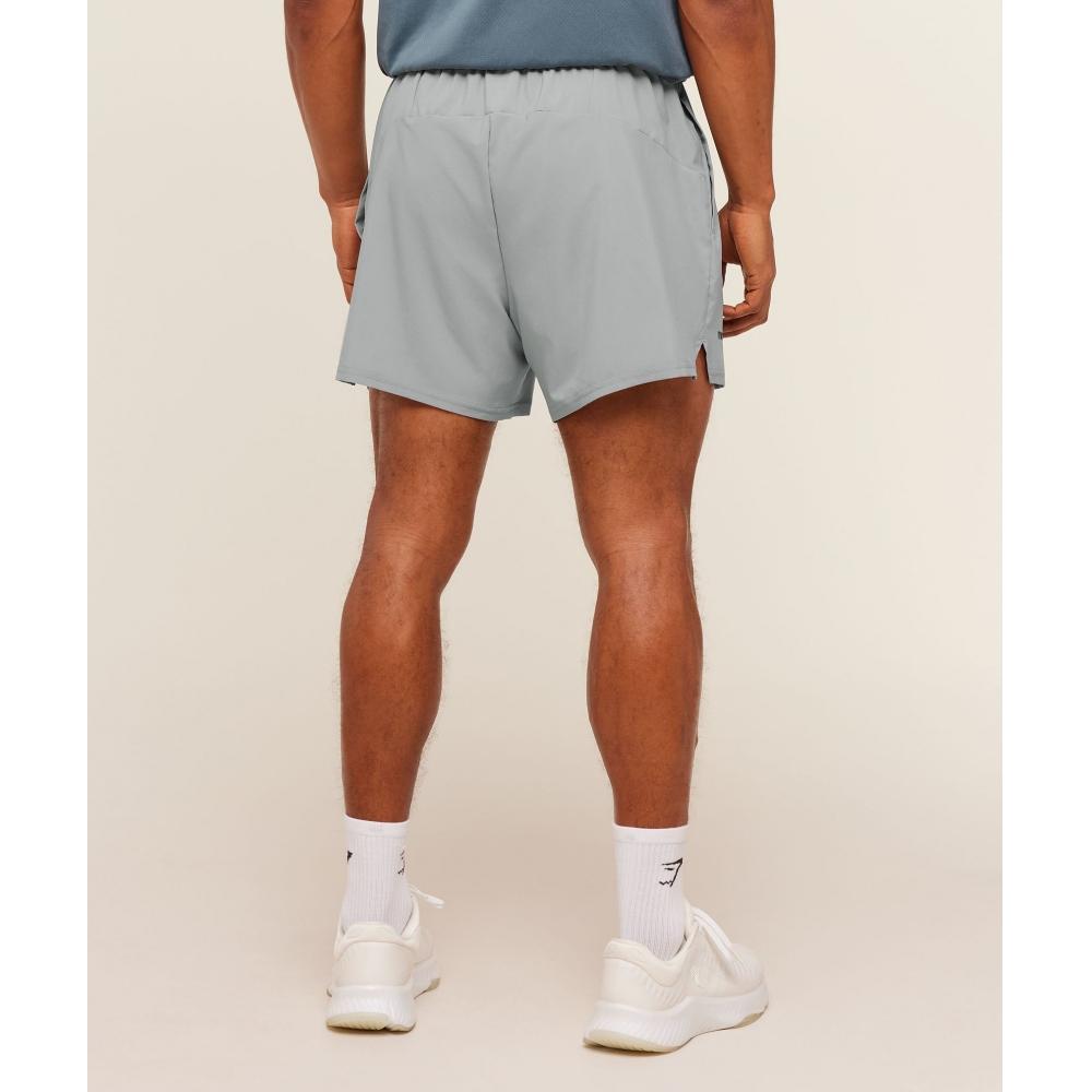 Gymshark Train 5 Short Smokey Grey A4c7m Gb7r