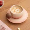 Креативный керамический набор кофейной чашки и блюдца, подарочная коробка высокой ценности, специальная кофейная чашка с деревянной ручкой в подарок