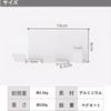 KAIXUANMAN Hair Dryer Holder, Magnetic, Wall-Mounted Hair Dryer Stand with Hooks, Aluminum, Bathroom Storage, White