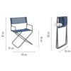 Lafuma Outdoor Chair FGX XL Океанский синий LFM1346 Режиссёрское