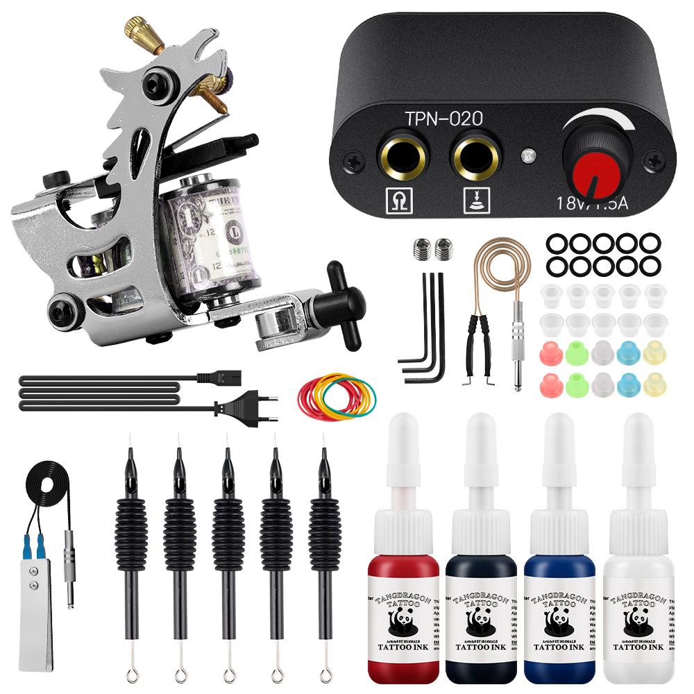 Набор тату-машинок PHOENIXY с иглами питания и чернилами для боди-арта