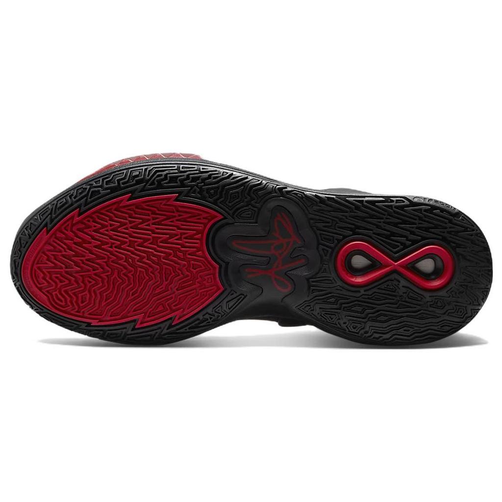 Nike Кроссовки унисекс Kyrie Infinity EP Bred, черные университетски-красные, темно-дымчатые, серые, DC9134-004