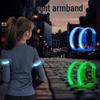 LED Reflective Sports Armband – Safety Bracelet for Night Running, Cycling, Concerts, and Parties