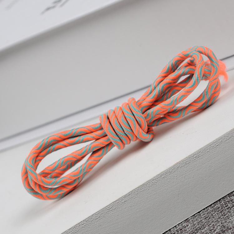 3 мм 5 ярдов Эластичная веревка Цветная круглая резинка Для одежды Шнурок для обуви Рюкзак Эластичные витые шнуры Швейные аксессуары для одежды